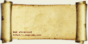 Jovana Pjevac vizit kartica